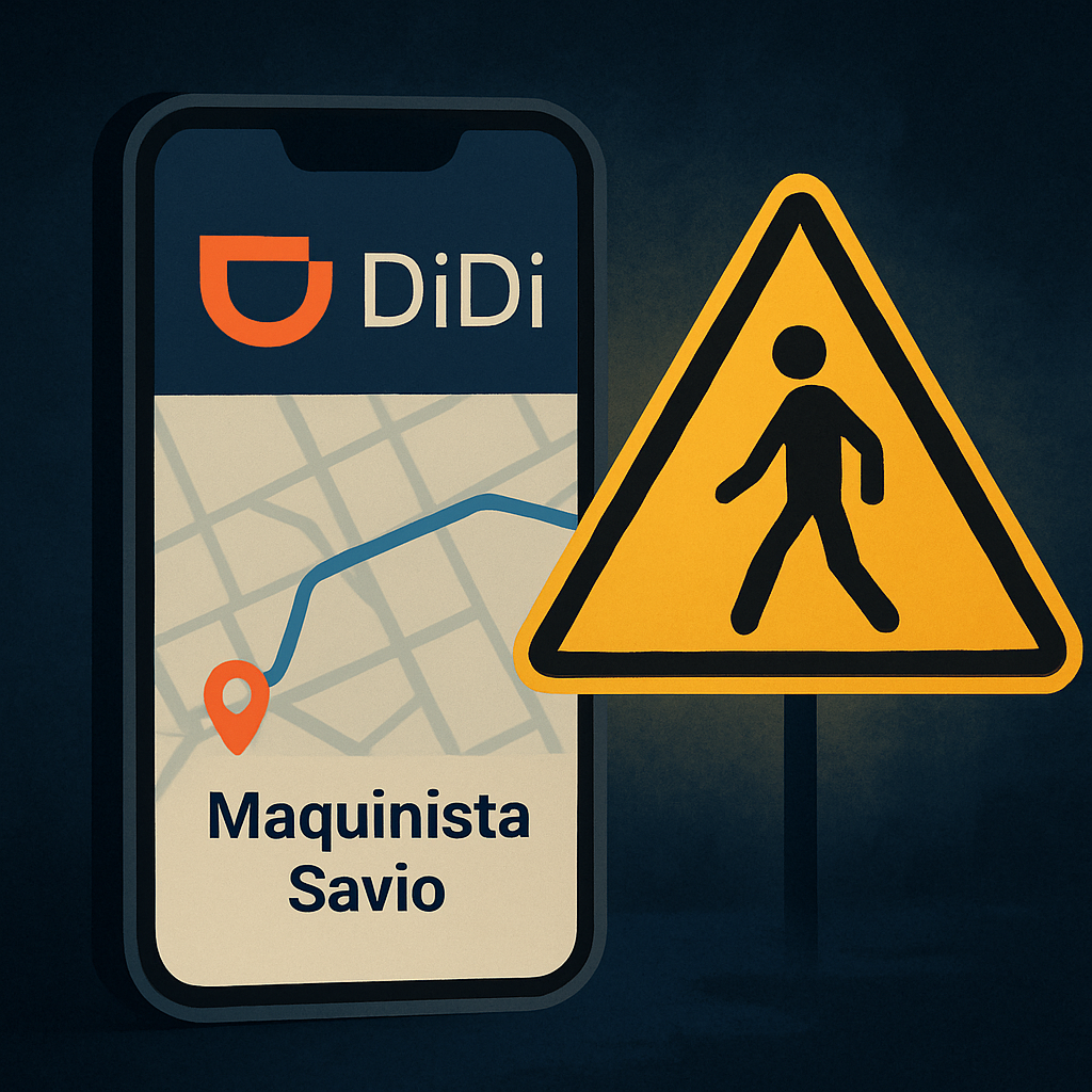 Conductor de DIDI atropelló y mató a una joven en Maquinista Savio