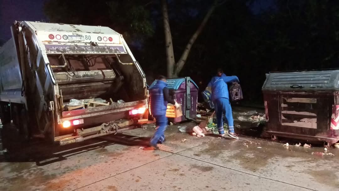 Tras el temporal, Escobar continúa con tareas de recuperación y asistencia