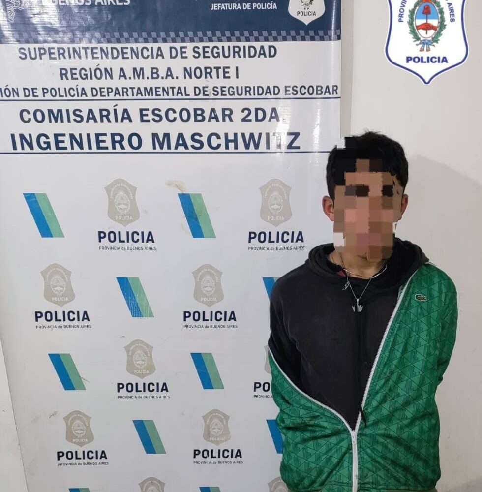 Doña Justa: detuvieron a “Gonzalito”, delincuente conocido en la zona