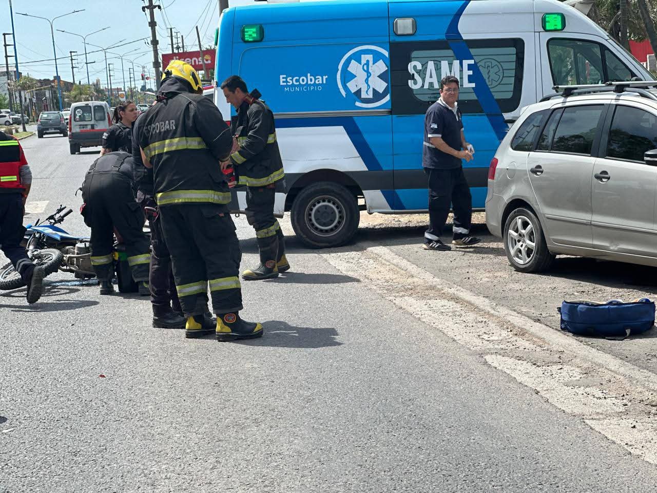 Dos heridos en un choque en Ruta 25