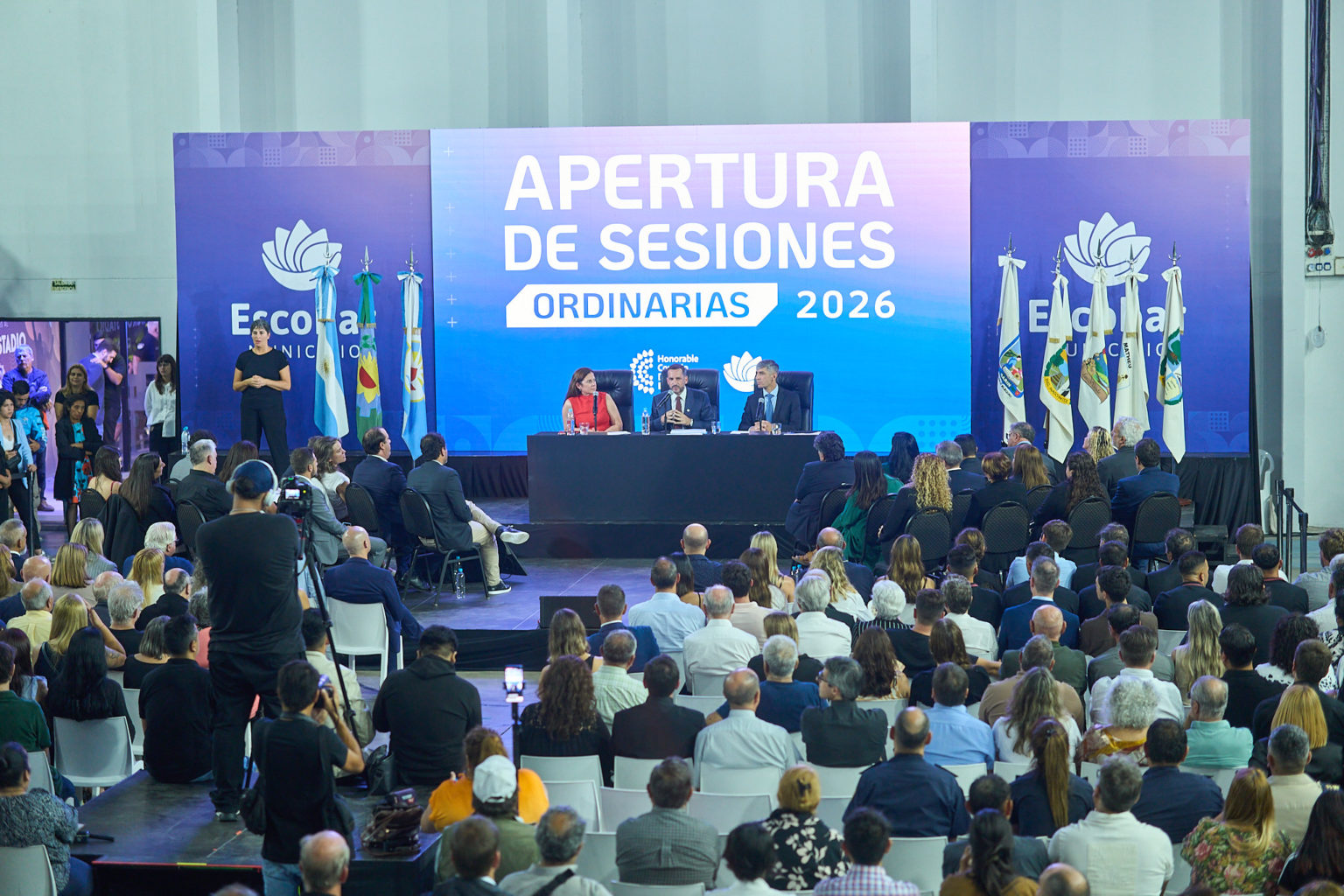 En la Apertura de Sesiones, Sujarchuk expuso su plan de gobierno para este año